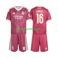Real Madrid Ibrahima Konate 16 Børne Tredje Fodboldtrøje 2026-2027 Lange Ærmer