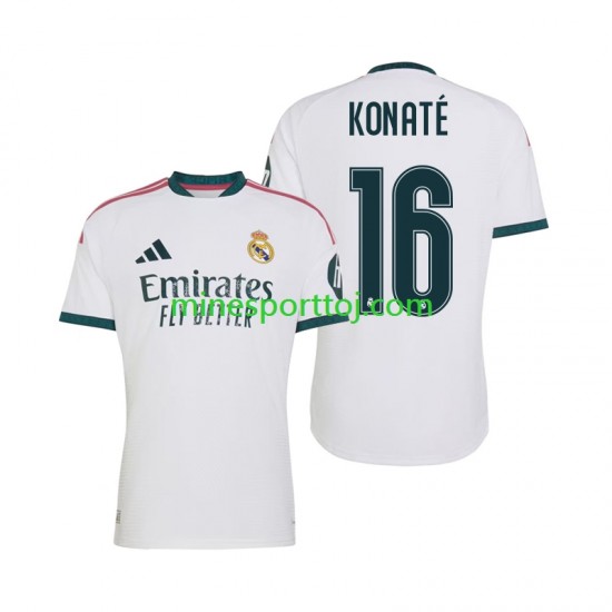 Real Madrid Ibrahima Konate 16 Herre Hjemmebane Fodboldtrøje 2026-2027 Lange Ærmer
