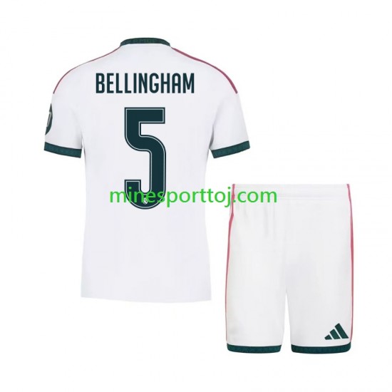 Real Madrid Jude Bellingham 5 Børne Hjemmebane Fodboldtrøje 2026-2027 Lange Ærmer