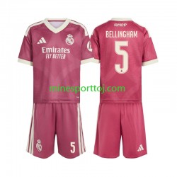 Real Madrid Jude Bellingham 5 Børne Tredje Fodboldtrøje 2026-2027 Lange Ærmer