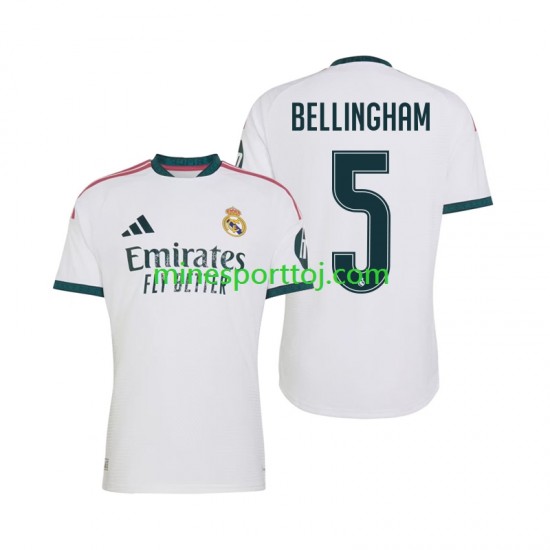 Real Madrid Jude Bellingham 5 Herre Hjemmebane Fodboldtrøje 2026-2027 Lange Ærmer