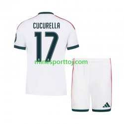 Real Madrid Marc Cucurella 17 Børne Hjemmebane Fodboldtrøje 2026-2027 Lange Ærmer