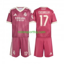 Real Madrid Marc Cucurella 17 Børne Tredje Fodboldtrøje 2026-2027 Lange Ærmer