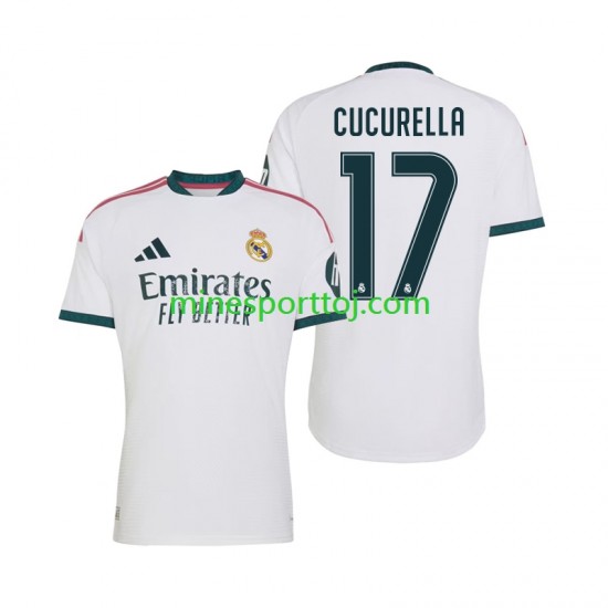 Real Madrid Marc Cucurella 17 Herre Hjemmebane Fodboldtrøje 2026-2027 Lange Ærmer