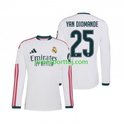 Real Madrid Yan Diomande 25 Herre Hjemmebane Fodboldtrøje 2026-2027 med Korte Ærmer