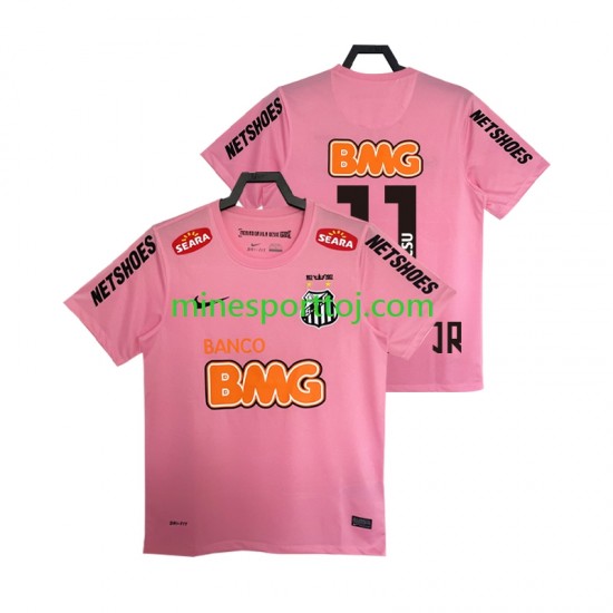 Santos Neymar JR 11 2012 2013 Herre Retro Fjerde Fodboldtrøje Lange Ærmer