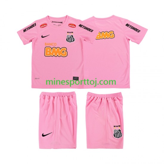 Santos 2012 2013 Børne Retro Fjerde Fodboldtrøje Lange Ærmer