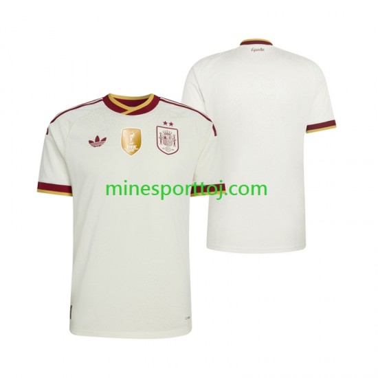 Spanien 2-star Herre Udebane Fodboldtrøje 2026-2027 Lange Ærmer
