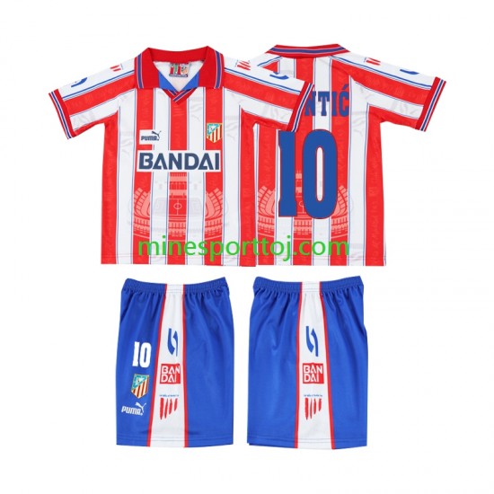 Sporting CP PANTIC 10 1996 1997 Børne Retro Hjemmebane Fodboldtrøje Lange Ærmer