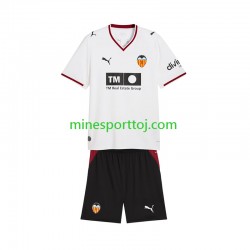 Valencia CF Børne Hjemmebane Fodboldtrøje 2026-2027 Lange Ærmer