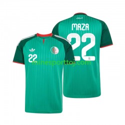 Algeriet Ibrahim Maza 22 2026 Herre Udebane Fodboldtrøje Lange Ærmer
