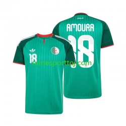 Algeriet Mohamed Amoura 18 2026 Herre Udebane Fodboldtrøje Lange Ærmer