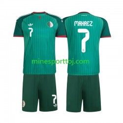 Algeriet Riyad Mahrez 7 2026 Børne Udebane Fodboldtrøje Lange Ærmer