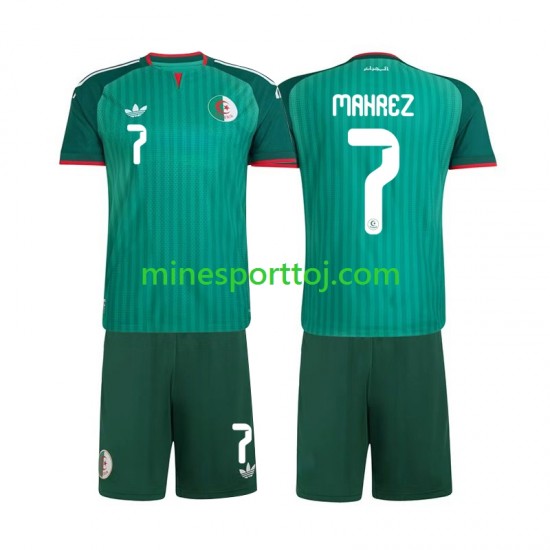 Algeriet Riyad Mahrez 7 2026 Børne Udebane Fodboldtrøje Lange Ærmer