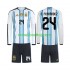 Argentina Enzo Fernandez 24 Børne Hjemmebane Fodboldtrøje VM 2026 med Korte Ærmer