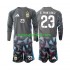 Argentina Målmand Emiliano Martinez 23 Børne Hjemmebane Fodboldtrøje VM 2026 med Korte Ærmer