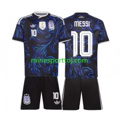 Argentina Lionel Messi 10 Børne Udebane Fodboldtrøje VM 2026 Lange Ærmer