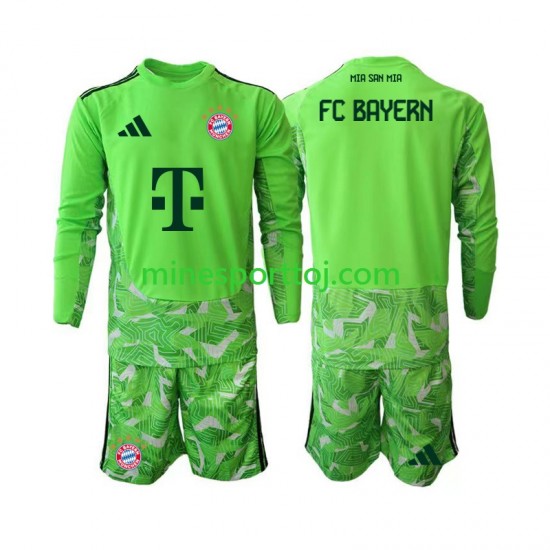 FC Bayern München Målmand Børne Hjemmebane Fodboldtrøje 2026-2027 med Korte Ærmer