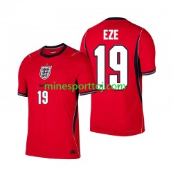 England Eberechi Eze 19 Herre Udebane Fodboldtrøje VM 2026 Lange Ærmer