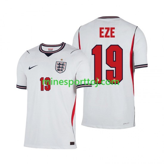 England Eberechi Eze 19 Herre Hjemmebane Fodboldtrøje VM 2026 Lange Ærmer