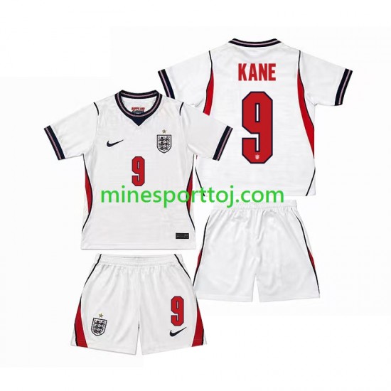 England Harry Kane 9 Børne Hjemmebane Fodboldtrøje VM 2026 Lange Ærmer