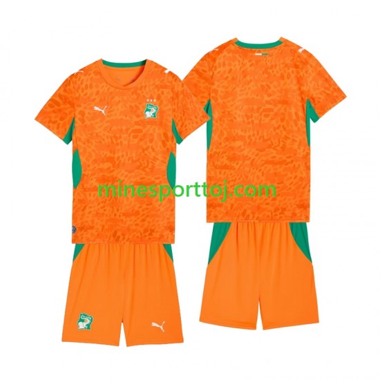 Elfenbenskysten Football Kit Mens Børne Hjemmebane VM 2026 Lange Ærmer