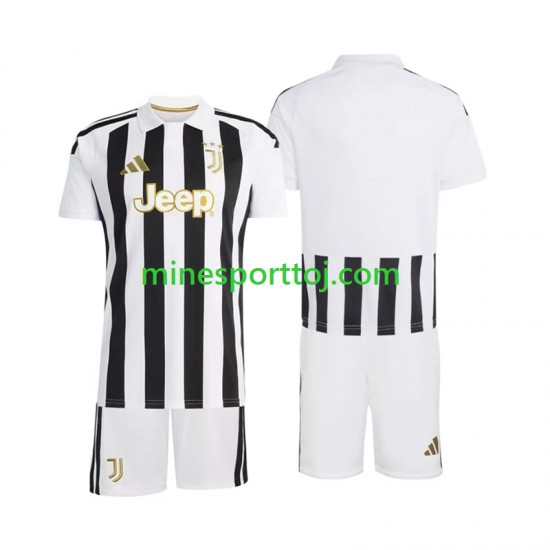 Juventus Børne Hjemmebane Fodboldtrøje 2026-2027 Lange Ærmer