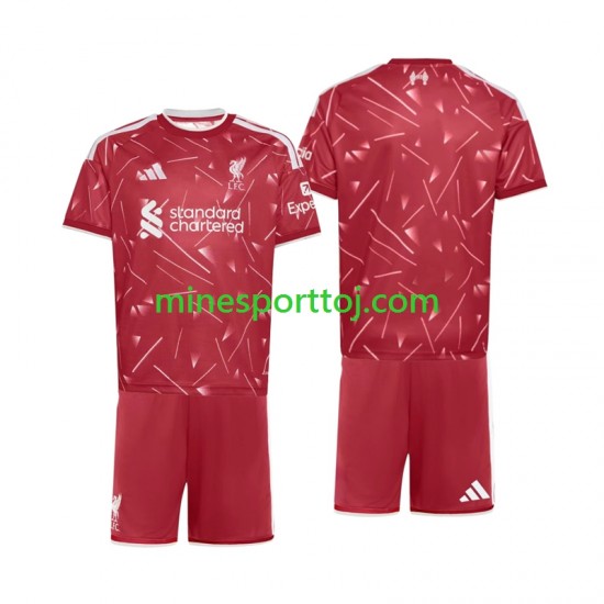 Liverpool Børne Hjemmebane Fodboldtrøje 2026-2027 Lange Ærmer
