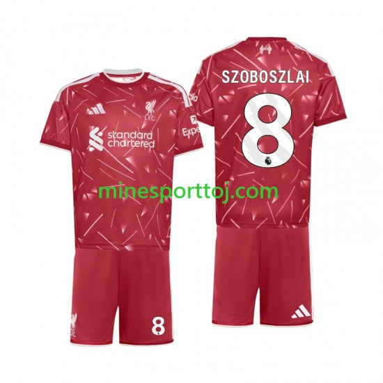 Liverpool Dominik Szoboszlai 8 Børne Hjemmebane Fodboldtrøje 2026-2027 Lange Ærmer