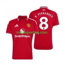 Manchester United Bruno Fernandes 8 Herre Hjemmebane Fodboldtrøje 2026-2027 Lange Ærmer