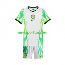 Nigeria 2026 Børne Udebane Fodboldtrøje Lange Ærmer