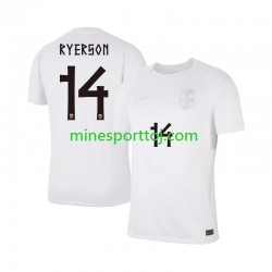 Norge Julian Ryerson 14 Herre Tredje Fodboldtrøje VM 2026 Lange Ærmer