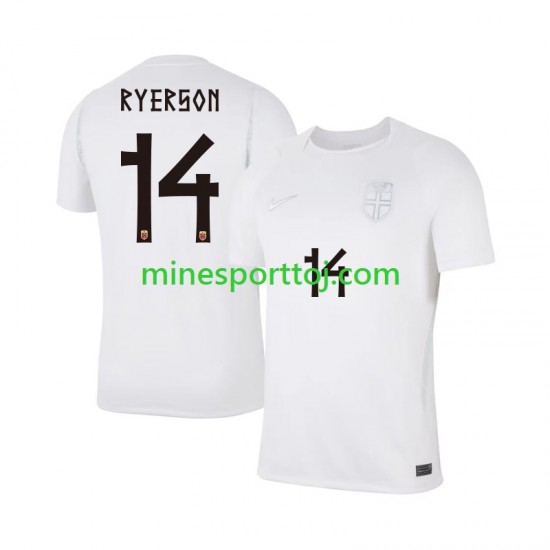 Norge Julian Ryerson 14 Herre Tredje Fodboldtrøje VM 2026 Lange Ærmer