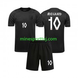 Norge Martin Odegaard 10 Børne Udebane Fodboldtrøje VM 2026 Lange Ærmer
