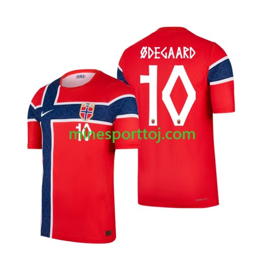 Norge Martin Odegaard 10 Herre Hjemmebane Fodboldtrøje VM 2026 Lange Ærmer
