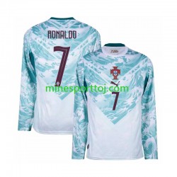 Portugal Cristiano Ronaldo 7 Herre Udebane Fodboldtrøje VM 2026 med Korte Ærmer