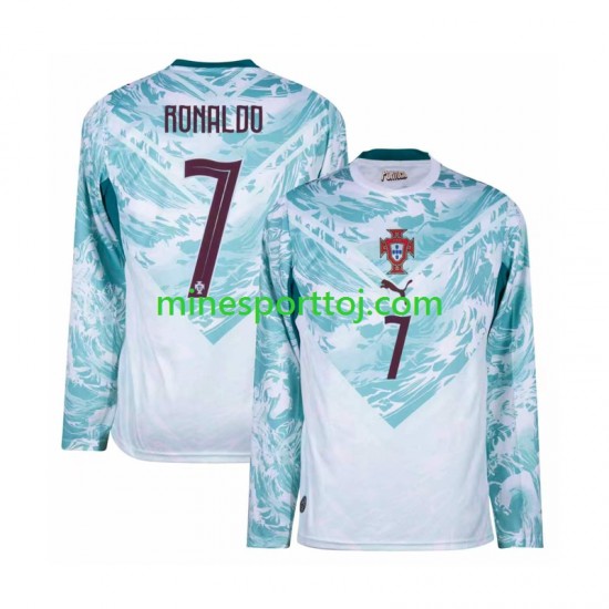 Portugal Cristiano Ronaldo 7 Herre Udebane Fodboldtrøje VM 2026 med Korte Ærmer