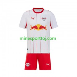 RB Leipzig Børne Hjemmebane Fodboldtrøje 2026-2027 Lange Ærmer