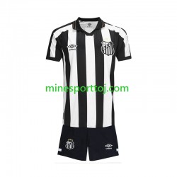 Santos FC Børne Udebane Fodboldtrøje 2026-2027 Lange Ærmer