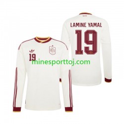 Spanien Lamine Yamal 19 Herre Udebane Fodboldtrøje VM 2026 med Korte Ærmer