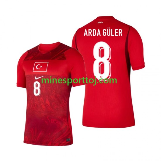 Tyrkiet Arda Guler 8 Herre Hjemmebane Fodboldtrøje VM 2026 Lange Ærmer