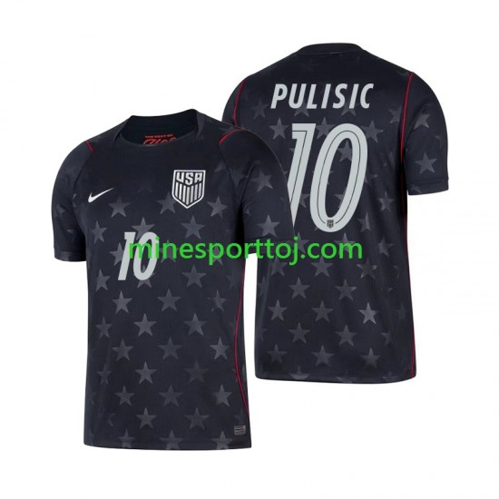 USA Christian Pulisic 10 Herre Udebane Fodboldtrøje VM 2026 Lange Ærmer