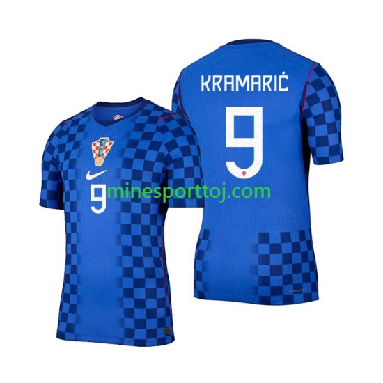 Kroatien Andrej Kramaric 9 Herre Udebane Fodboldtrøje VM 2026 Lange Ærmer