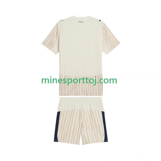 Al Hilal CWC Børne Udebane Fodboldtrøje 2025-2026 Lange Ærmer