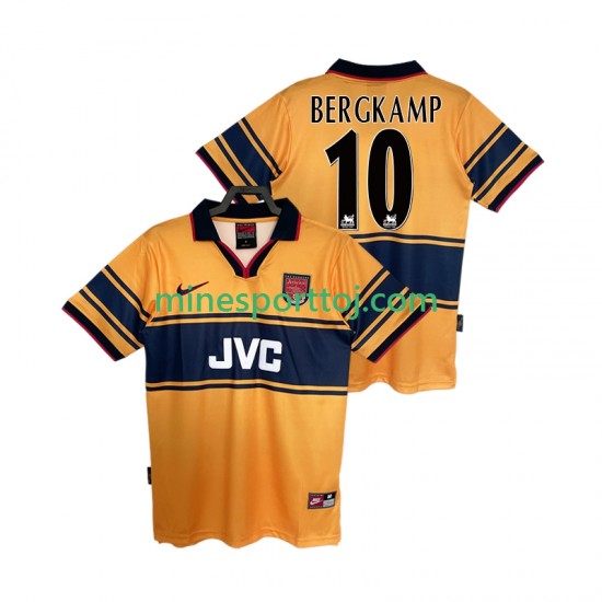 Arsenal BERGKAMP10 1997 1999 Herre Retro Udebane Fodboldtrøje Lange Ærmer