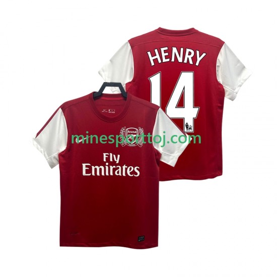 Arsenal HENRY 14 2011 2012 Herre Retro Hjemmebane Fodboldtrøje Lange Ærmer