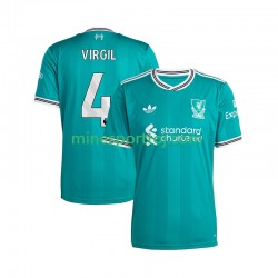 Liverpool Virgil van Dijk 4 Herre Tredje Fodboldtrøje 2025-2026 Lange Ærmer