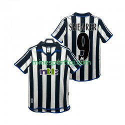 Newcastle United SHEARER 9 2000 2001 Herre Retro Hjemmebane Fodboldtrøje Lange Ærmer