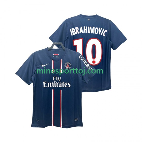 Paris Saint-Germain IBRAHIMOVIC 10 2012 2013 Herre Retro Hjemmebane Fodboldtrøje Lange Ærmer